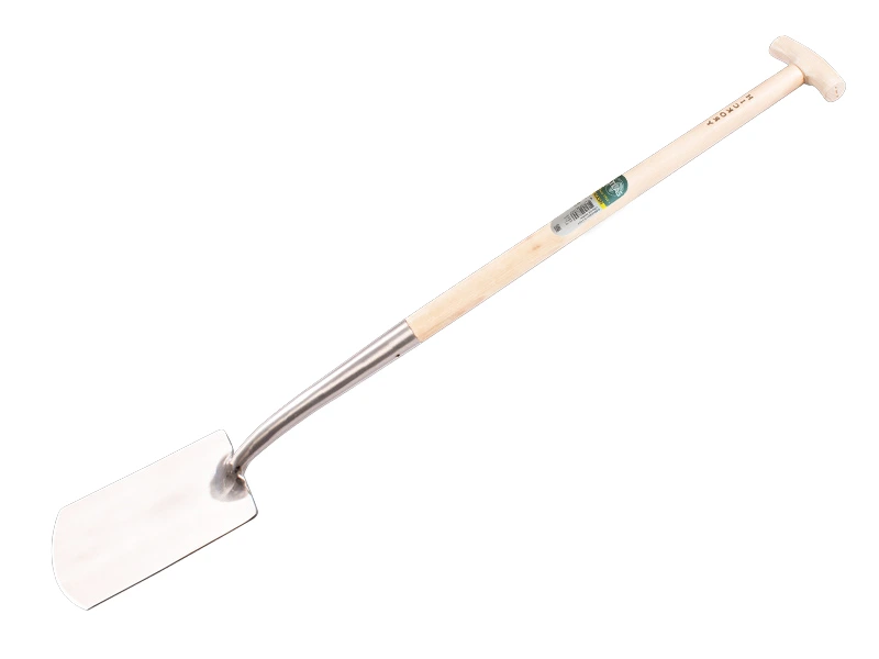 Spaten mit Schwanenhals ATLAS DIAMANT poliert, mit HICKORY T-Stiele 80 cm