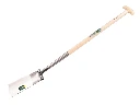 Kabelspade ATLAS DIAMANT gepolijst, RONDE OPSTAP, met Hickory T-steel 80 cm