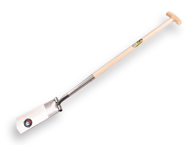 [811065] Kabelspaten ATLAS DIAMANT poliert, runder Tritt, mit ATLAS T-Stiele 80 cm und T-Griff, FSC 100%