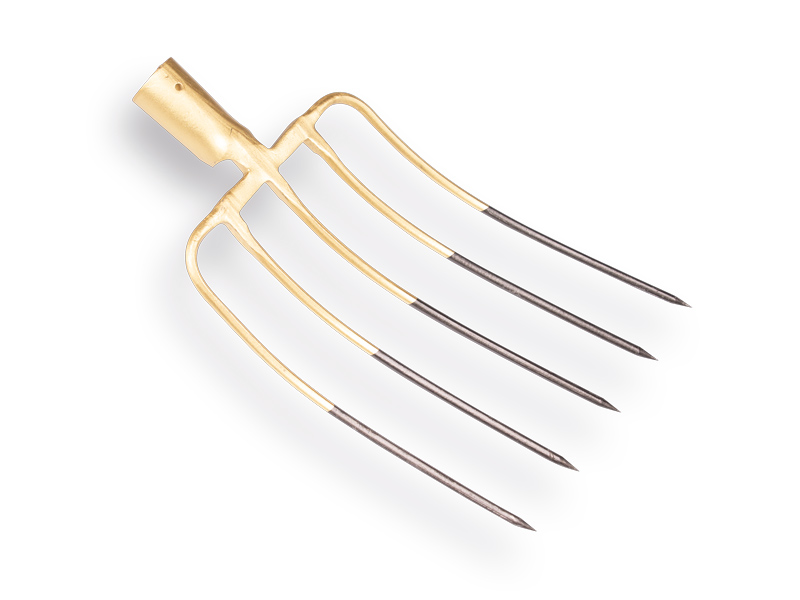 Mistgabel - Kartoffelgabel OFFNER 5 Zinken 23 cm, schmales Modell mit Tülle, ohne Stiel