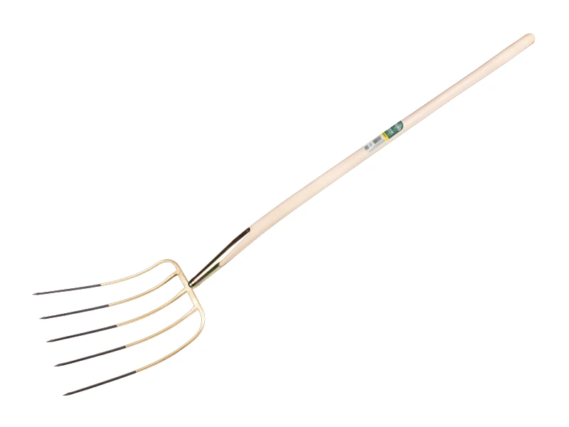 [811158] Laubgabel OFFNER 5-zinkig mit Stift und ATLAS Gabelstiel 130 cm, FSC 100%