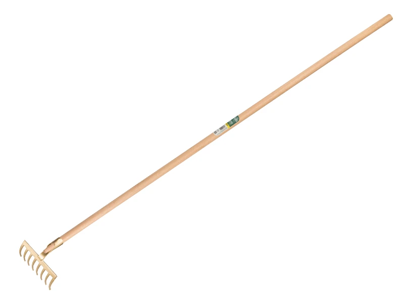 [817228] Râteau de jardin OFFNER 8 dents courbées, avec douille ouverte et manche ATLAS 160 x 2,8 cm