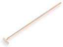 Gartenrechen OFFNER 8 gebogene Zinken, mit offener Tülle und ATLAS-Stiel 160 x 2,8 cm