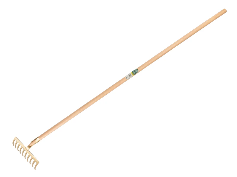 [817230] Râteau de jardin OFFNER 10 dents courbées, avec douille ouverte et manche ATLAS 160 x 2,8 cm