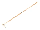 Garden rake OFFNER 8 straight tines, with ATLAS handle 170 x 2.8 cm