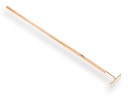 Râteau de jardin OFFNER 8 dents droites, avec manche ATLAS 170 x 2,8 cm