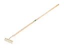 Garden rake OFFNER 10 bent tines, with ATLAS handle 170 x 2.8 cm