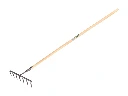 Zaadhark DE WIT gesmeed met 7 ronde tanden en ATLAS steel 160 x 3,2 cm