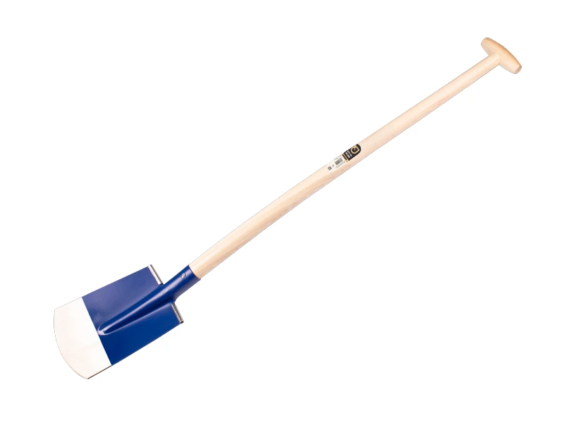 [820950] Border spade Jimmy blue, ROUND TREADS, with shovel handle 95 cm bent, FSC 100%