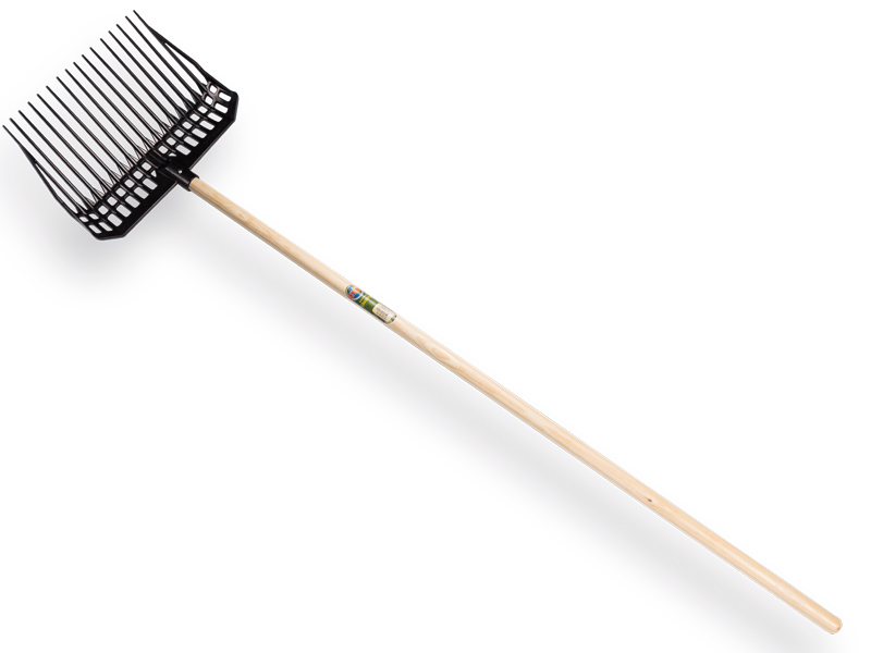 Bedding fork ATLAS plastic with handle 150 x 2.8 cm