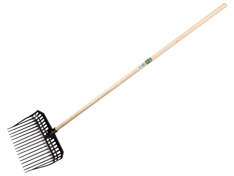 Fourche à fumier ATLAS en plastique, à dents fines avec manche ATLAS 150 x 2,8 cm
