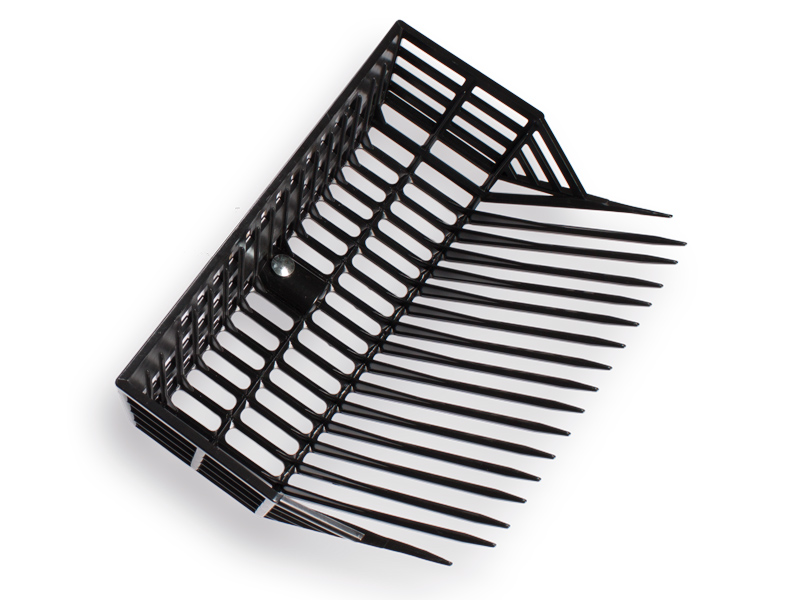 Bedding fork ATLAS plastic, basket model without handle