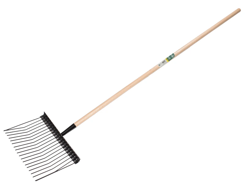 [827016] Fourche à fumier ATLAS acier, finement dentée avec manche ATLAS 150 x 2,8 cm