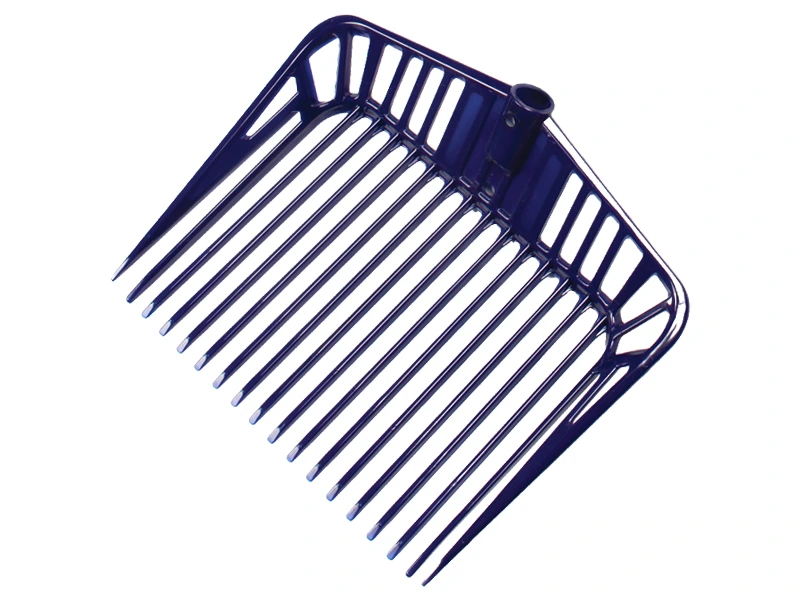 [827032] Scoop rake ATLAS plastic, 18 tines 33 cm, without handle