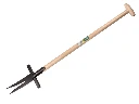 Ampferstecher - Distelstecher ATLAS 2-zinkig mit ATLAS T-Stiel 95 cm gerade, FSC 100%
