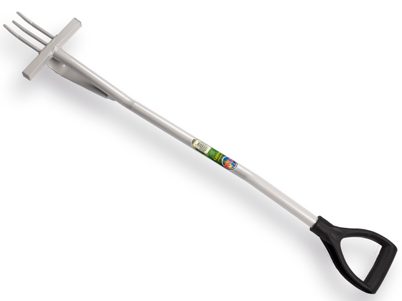 [827070] Fourche à séneçon jacobée ATLAS 3 dents avec manche poignee D, longueur 102 cm