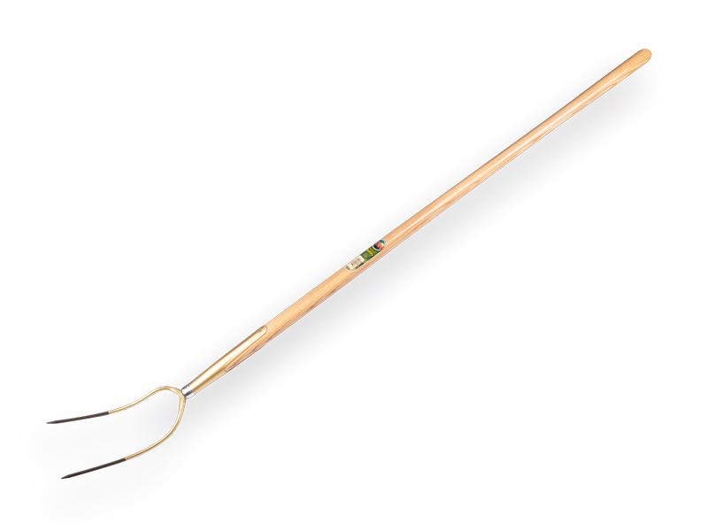 [827150] Fourche à foin OFFNER 2 dents avec manche ATLAS 150 cm
