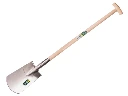 Spade ATLAS DIAMANT gepolijst, RONDE OPSTAP, met ATLAS T-steel 95 cm, FSC 100%