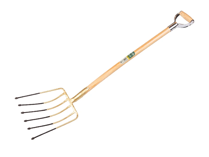 Beet fork OFFNER 6-tine 34 cm with lip socket and ATLAS metal D-handle 95 cm