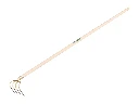 Mesthaak OFFNER met 4 lange tanden 21 cm, dul en tapse ATLAS steel 180 cm, FSC 100%