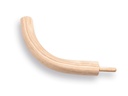 Lower handle (right) for wooden scythe snath