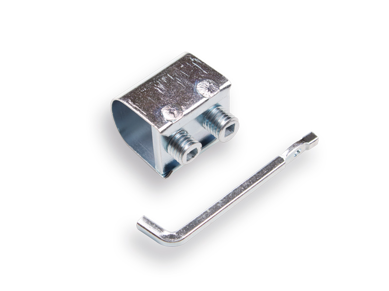 Zeisring klein 35 x 30 mm met sleutel, voor metalen zeisboom