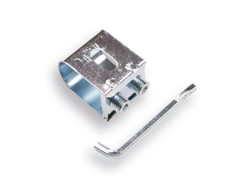 [920207] Sensenring Jimmy groß 50 x 40 mm mit Schlüssel, für hölzernen Sensenbaum
