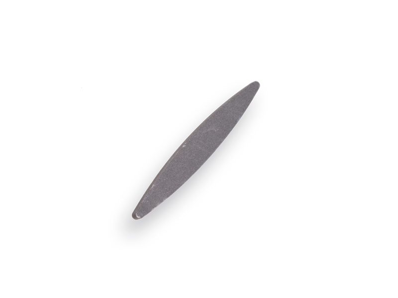 [920230] Sensen Jimmy Wetzstein oval 23 cm, feine Körnung, in Blisterverpackung
