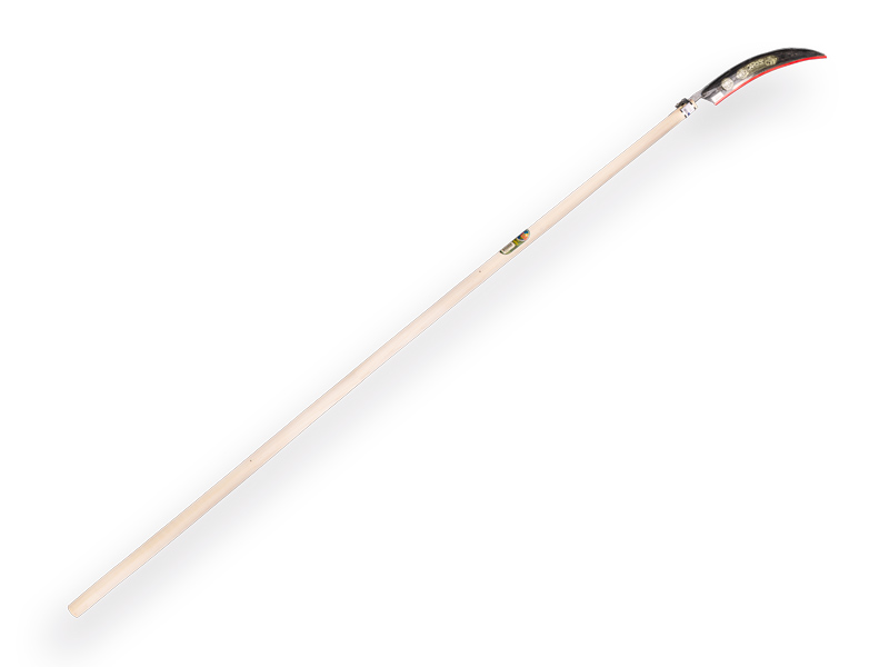 Brush hook DENCKER 60 cm left-handed, tip points to the right with ATLAS handle 300 cm