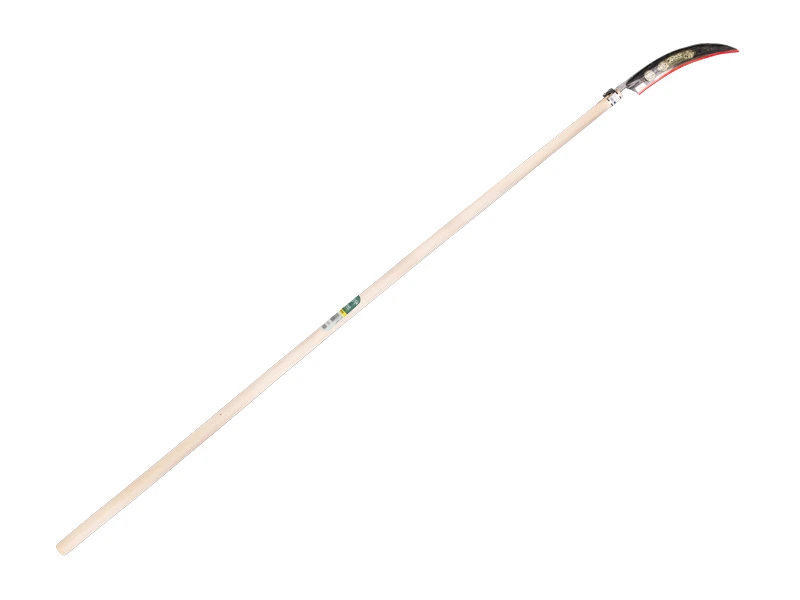 [920772] Flachkantsense DENCKER 60 cm linkshändig, Spitze weist nach rechts mit ATLAS Ecofiber Stiel 300 cm
