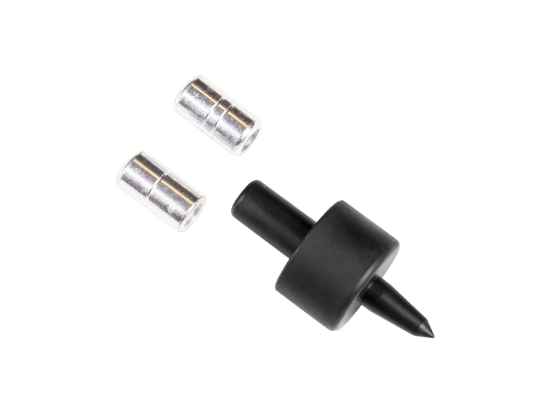 [920810] Peening anvil Jimmy with 2 striking caps, for sharpening scythes
