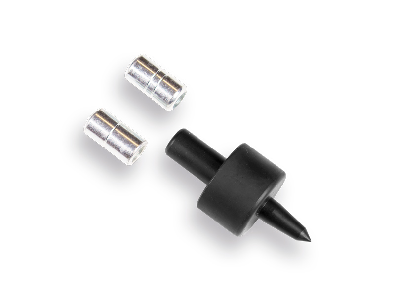 [920810] Peening anvil with 2 striking caps, for sharpening scythes