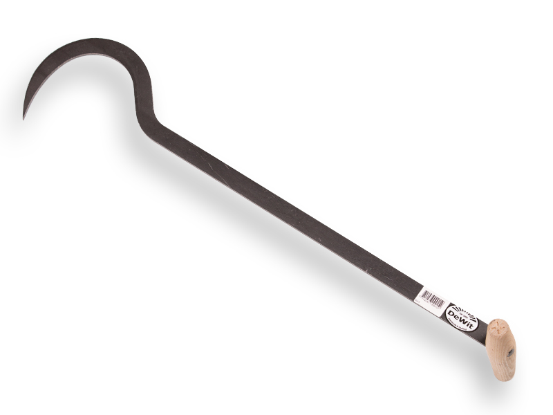 [920832] Hay hook DE WIT 60 cm right-handed with wooden handle
