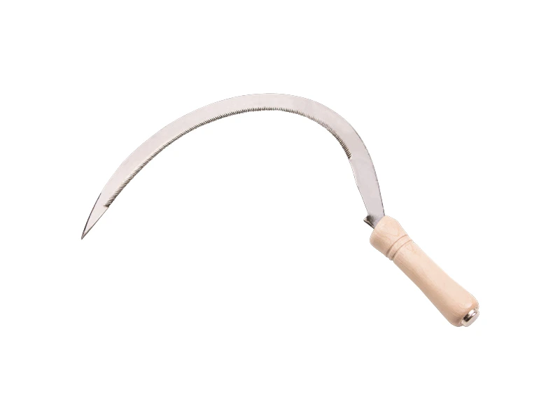 [920840] Faucille Jimmy 16" n° 1 dentée, avec manche en bois
