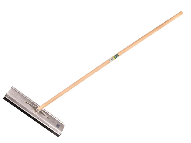 Racloir à fumier PROLINE acier inoxydable 55 cm avec renfort de douille et manche ATLAS 160 x 3,2 cm