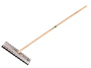 Mistschieber PROLINE Edelstahl 55 cm mit Dulverstärkung und ATLAS-Stiel 160 x 3,2 cm