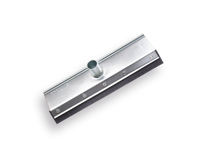 Manure scraper PROLINE 40 cm galvanised with canvas-reinforced rubber