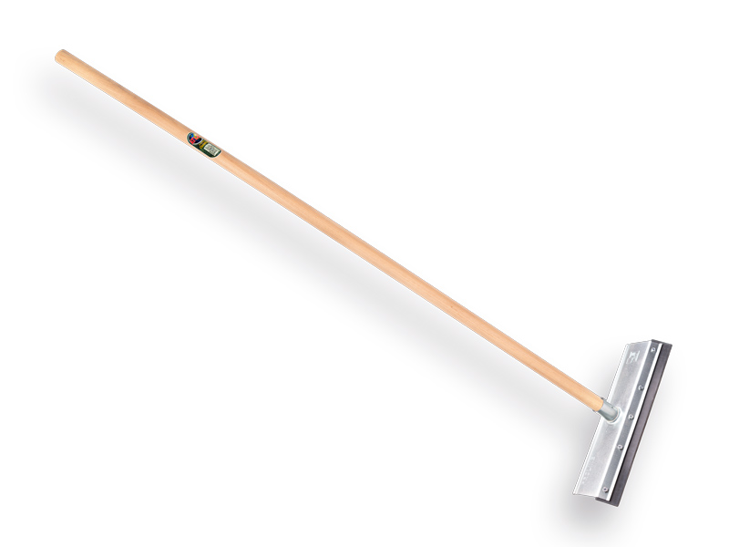 Manure scraper 40 cm galvanised, with ATLAS handle 160 x 3,2 cm