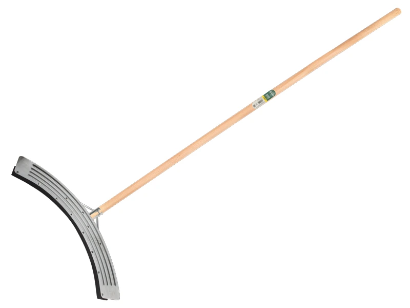 Mistschieber gebogen 75 cm verzinkt, Canvasgummi, mit ATLAS Stiel 160 x 3,2 cm