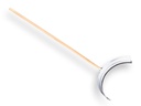 Manure scraper PROLINE bent 89 cm, with ATLAS handle 160 x 3.2 cm