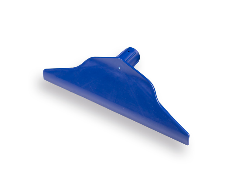 Racloir a fumier en plastique bleu 35 cm, sans manche