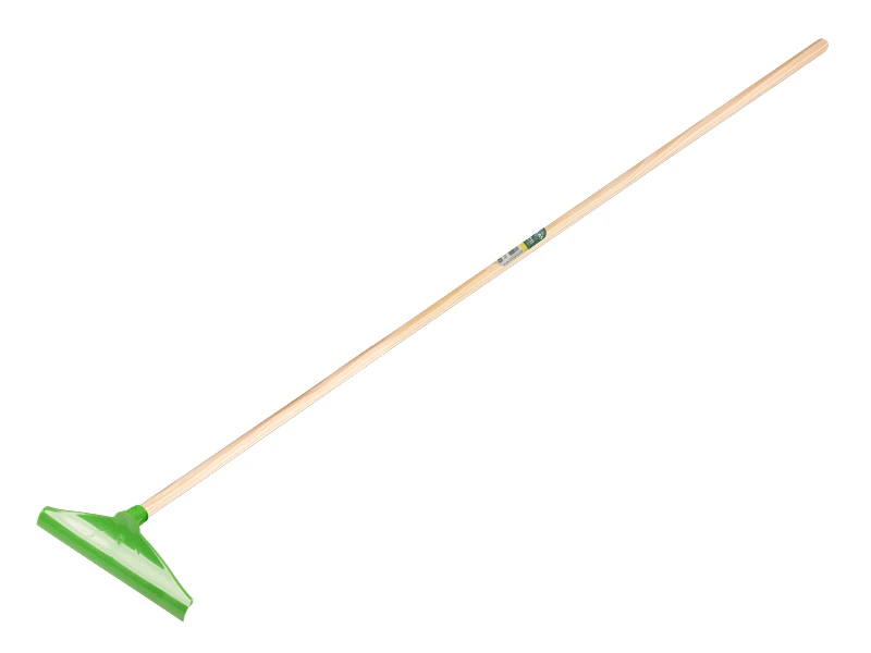 [928126] Kot-Schaber Kunststoff grün 40 cm mit IKAPE Stiel 170 x 2,8 cm. FSC 100%