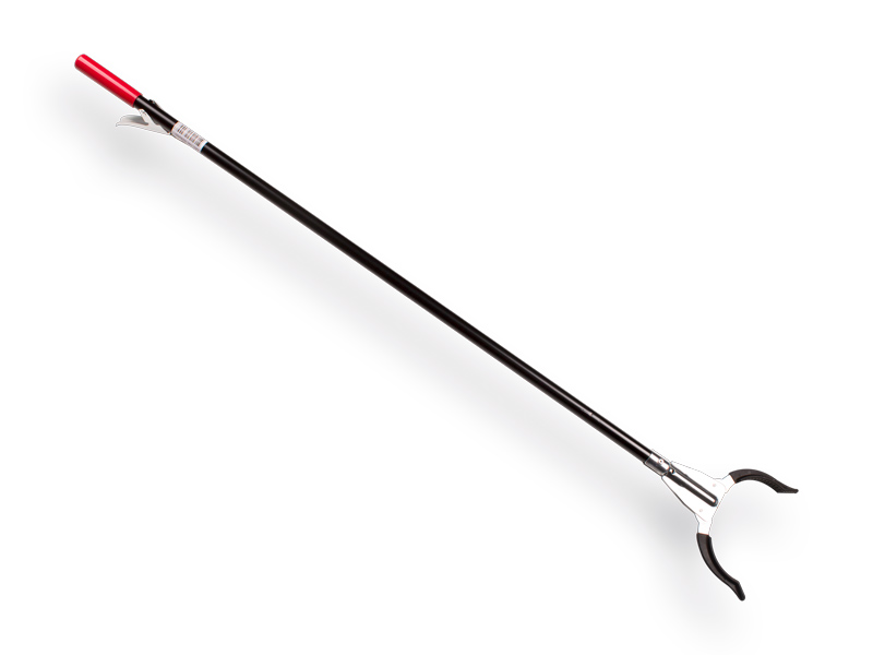 [928200] Litter picker ATLAS 94 cm, rubber jaws, metal lever handle