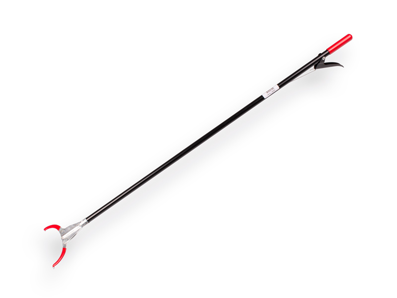 Zwerfvuilgrijper ATLAS 105 cm, metalen bek en hendelgreep