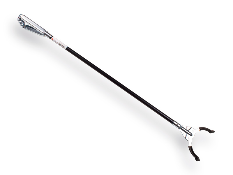 Litter picker FLORA 42, 105 cm, metal jaw and squeeze grip