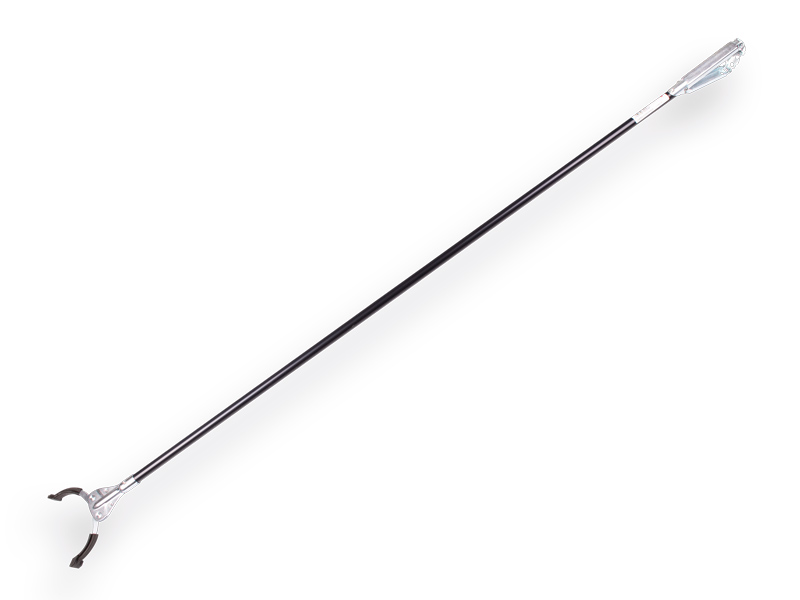 Zwerfvuilgrijper FLORA 53, 140 cm, kunststof bek, metalen knijpgreep