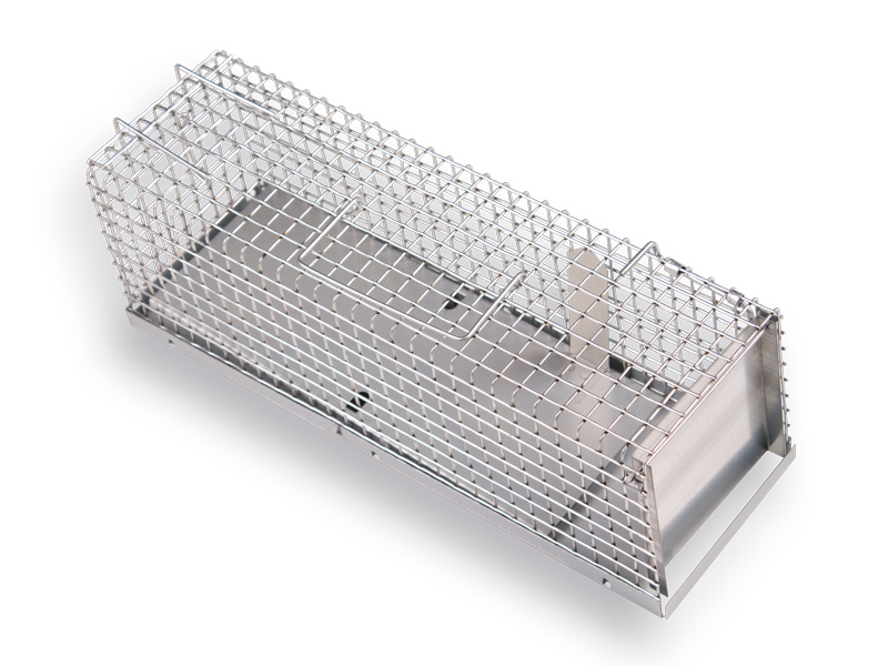 [930340] Rattenfalle - Fangkäfig LUNA Tunnelmodell verzinkt 37 cm