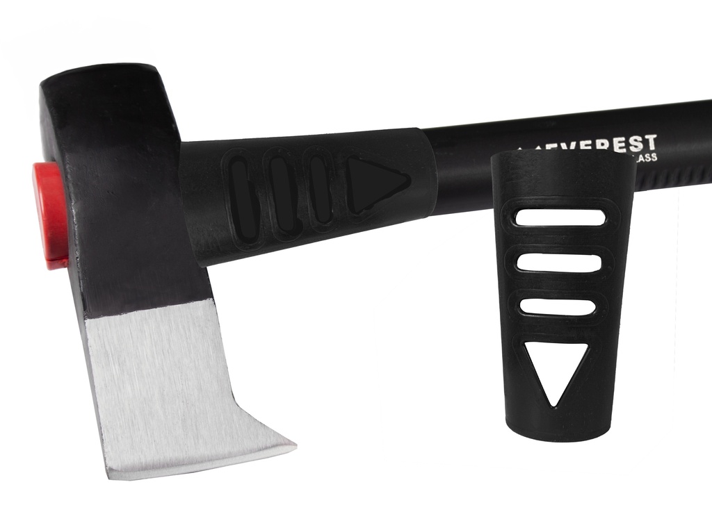 Rubber handle protection for EVEREST splitting axe- and sledgehammer handles