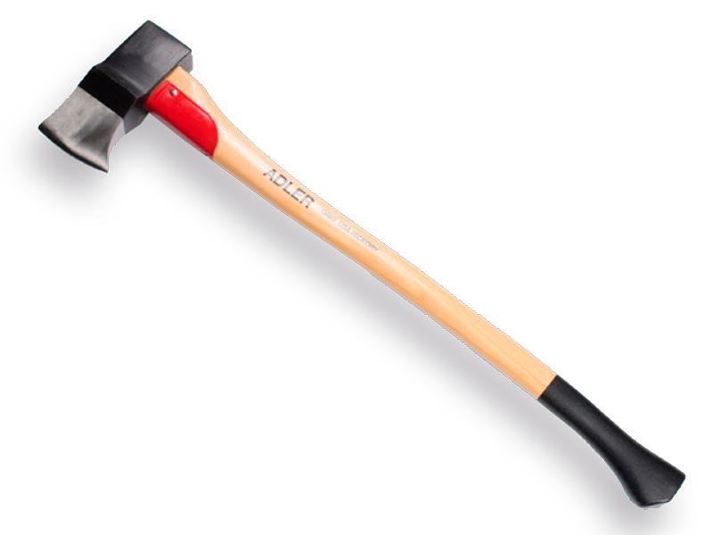 [951380] Splitting Axe ADLER 2800 gram professional, with HICKORY handle 80 cm and handle protection
