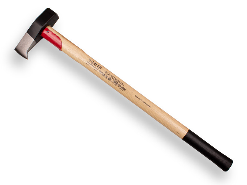[951615] Spaltaxt - Spalthammer ADLER 3000 Gramm mit HICKORY-Stiel 90 cm und Stielschutz